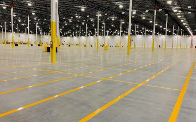Atlanta warehouse floor striping